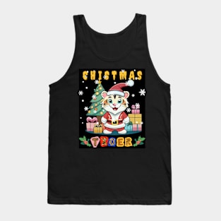 Santa Claws: A Tiger's Christmas Wish Tank Top
